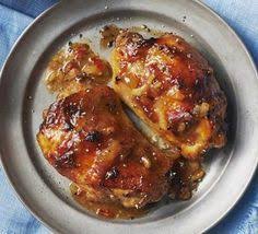 Top Chicken Thighs With Garlic Chilli And Mango Chutney For An Easy Meal That Takes Just 5 Minutes To Prep Then African Cooking Chutney Chicken Africa Food