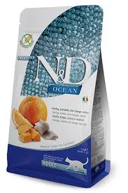 Farmina Pet Foods Cat Food N D Ocean Feline Herring Pumpkin Orange Adult