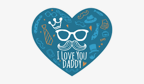 Paii texto con corazón, regalo padre hija dia del padre, niño, vacaciones, leyendo png. I Love You Daddy Stickers Dia Del Padre Free Transparent Png Download Pngkey