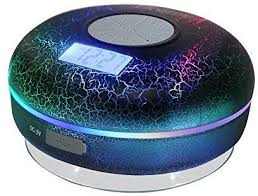 Amazon Com Hrome Bluetooth Shower Speaker Ipx7 Waterproof Bathroom Speakers With Fm Radio Nfc Lcd Di Shower Bluetooth Speaker Shower Speaker Bathroom Speakers