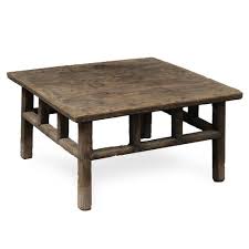 So much space for taking tea with a guest, spreading out magazines for casual reading, or really anything you wish to do, you can on these large, square, glass coffee tables. Antique Square Elm Low Table For Sale At Pamono