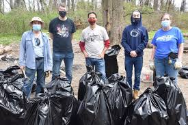 Cleaning up Pennypack Park