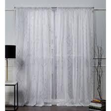 Check spelling or type a new query. Nicole Miller New York Vanderbilt Metallic Print Sheer Rod Pocket Top Curtain Panel Pair Walmart Com Walmart Com