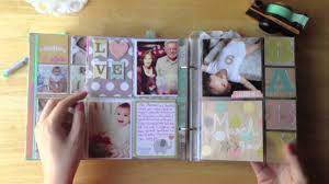 This sweet beach first year baby memory book in white and blue colors. Baby S First Year A Simple Baby Book Youtube
