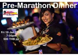 Be sure to watch at the end for a quick slide show of some pictures fro. Pre Marathon Dinner Graphic Asia Justice Marathon
