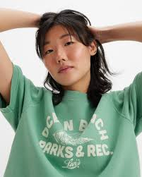 Graphic Marina Short Sleeve Sweatshirt