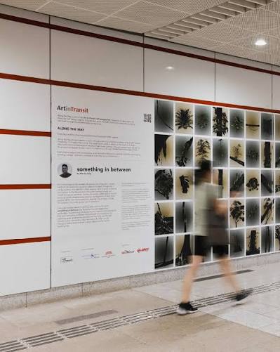 something in between Caldecott Station Part of Art in Transit: Along the way by LTA Big thanks to Ruth, Hazel, Colin and Mae @artoutreachsingapore for the amazing opportunity and supporting us across