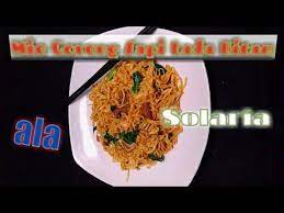 Mie Goreng Sapi Lada Hitam Ala Solaria Youtube Memasak Sapi Menggoreng