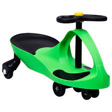 Wiggle cars use gravity and centrifugal force to move forward when the rider twists back and forth. Ride On Toy Wiggle Car Swing Car With Horn Green