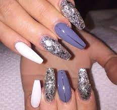 130 Fresh Ideas To Make Glitter Acrylic Nails For This Winter Cute Acrylic Nails Gorgeous Nails Best Acrylic Nails