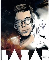 Bob Lazar Authentic Signed 8x10 Photo Autograph, Area 51, Space, UFO, JSA  COA