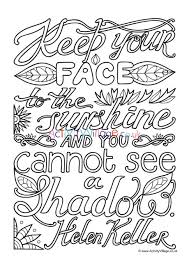 Check spelling or type a new query. Keep Your Face To The Sunshine Colouring Page