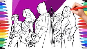 Explore our vast collection of coloring pages. Justice League Movie Coloring Pages Batman Flash Wonder Woman Drawing Painting Superheroes Youtube