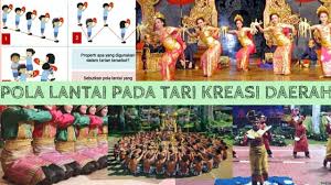 Secara umum pengertian pola lantai adalah pola yang dibentuk sebagai cara bagi penari dalam berpindah, bergerak ataupun bergeser posisi untuk melakukan penguasaan panggung supaya tampak lebih menarik. Jenis Jenis Pola Lantai Dalam Tari Kelas 5 Youtube