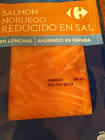 Salmón Noruego Reducido En Sal