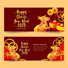 Download Golden Chinese New Year Banners Template For Free Thiệp