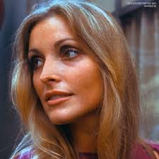 Sharon Tate captured visiting the set of Rosemary's Baby in 1967.