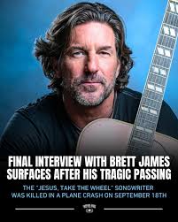 One week before he was killed in a plane crash, Nashville songwriter Brett  James granted what ended up being his last interview. That interview was  released