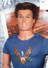 Rare Ken Doll W Rooted Brown Hair Blue Eyes Barbies 2002 Boy Friend Toy Ebay Brown Hair Blue Eyes Blue Hair Ken Doll
