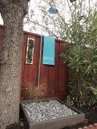 How To Build An Outdoor Stacked Stone Fireplace Diy Outdoor Outdoor Shower Outdoor Bathrooms