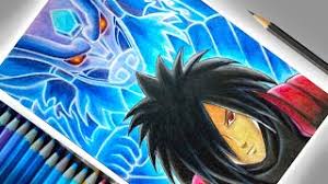 Kakashi, using chakra received from obito, pierces though her. Drawing Madara Susano O Menggambar Madara Susano O Youtube