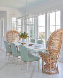 Home Tour Jenny Keenan S Southern Island Charmer Scout Nimble Green Dining Chairs Dining Chairs White Dining Table
