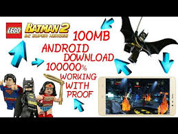 100mb How To Download Lego Batman 2 Dc Super Heroes Game In Android Youtube