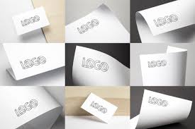 Full Color Logo Mockups Vol 1 Logo Mockup Colorful Backgrounds Presentation Design
