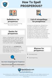 How To Spell Prosperous And How To Misspell It Too Spellcheck Net