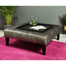 They may be an upholstered low couch or a smaller cushioned seat used as a table, stool or footstool, the seat may have hinges and form a lid whereby the inside hollow used for storage of linen, magazines or other items. Upholstered Footstools Footstool Coffee Table Square Table Footstools More