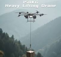 Powerful Transport Drone 150 Kg Payload Long Endurance 62 Minutes Stable  Autonomous Flight Uav Cargo Drone for Logistic Food Coffee Supplies  Delivery Robot
