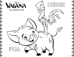 Vaiana Ausmalbilder
