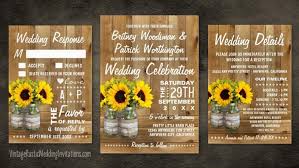 Burlap And Lace Mason Jar Sunflower Wedding Invitations Set Mason Jar Wedding Invitations Burlap Wedding Invitations Sunflower Wedding