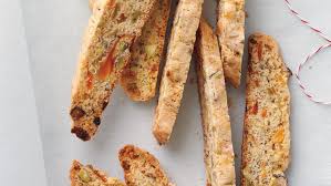 Almond and candied orange zest bars; Cranberry Pistachio Biscotti Martha Stewart