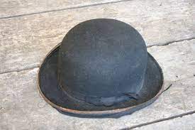 Original Vintage French Bowler Hat Bordeaux Ac Initials Etsy French Vintage Bowler Hat Bowler