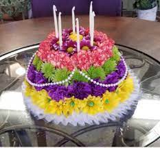Pretty birthday cakes pretty cakes cute cakes beautiful cakes amazing cakes flower birthday cakes birthday cake designs garden birthday this pistachio cake is made with real pistachios! Birthday Cake Made Of Flowers Birthday In Ozone Park Ny Heavenly Florist