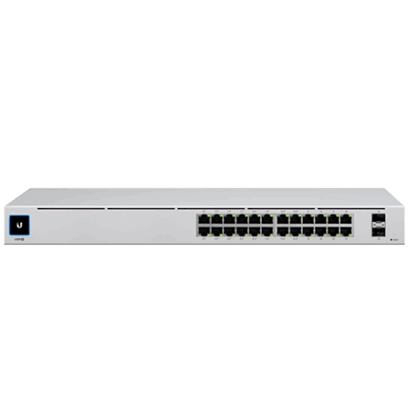 Ubiquiti USW-24-POE UniFi Gen2 24-Port Managed GbE PoE+ Access Switch w/ 2  x 1G SFP Ports