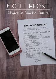 5 Cell Phone Etiquette Tips For Teens Cell Phone Etiquette Phone Etiquette Kids And Parenting