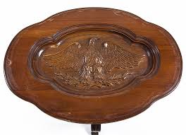 And there are raised aluminum feet under the sofa and coffee table to protect bottom wicker. Sold Price Coffee Table With Carved Eagle Invalid Date Est