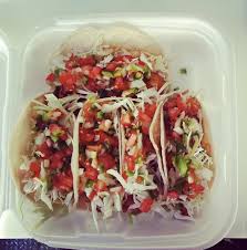 Fish taco salmon $3.95 taco sampler 1 of each: Best Taco Trucks In Los Angeles Top 10 About Time