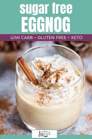 Best Creamy Keto Eggnog Recipe Low Carb Sugar Free Recipe Eggnog Recipe Recipes Low Carb Recipes Dessert