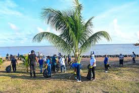 𝐍𝐚𝐭𝐢𝐨𝐧𝐚𝐥 𝐂𝐥𝐞𝐚𝐧𝐮𝐩 𝐄𝐱𝐞𝐫𝐜𝐢𝐬𝐞: 📍 Kingston Seawall  Georgetown