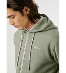 Pepe Jeans Sweatshirt Macbeth Melange Zip green