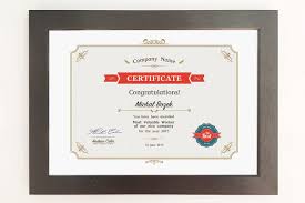 Certificate A4 Format Psd In 2020 Stationery Templates Certificate Business Card Logo