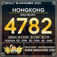 Hasil Result Hongkong Pools 18 November 2020 Jackpot Instagram Tips Online