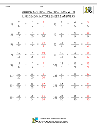 Free Fraction Worksheets Adding Subtracting Fractions Fractions Worksheets Subtracting Fractions Math Fractions Worksheets