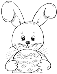 Huevos Conejo De Pascua Para Colorear