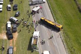 Middle School Student Dies When School Bus Overturns After Field Trip