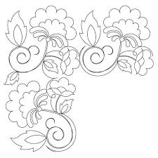 Disegni di fiori da colorare. Disegno Da Ricamare Fiori Grandi Angolo Ricamo Disegni Da Ricamare Gratuiti Ricamo Disegni