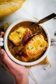 The best part of french onion soup is the cheese and baguette, let's be real. French Onion Soup The Cozy Cook